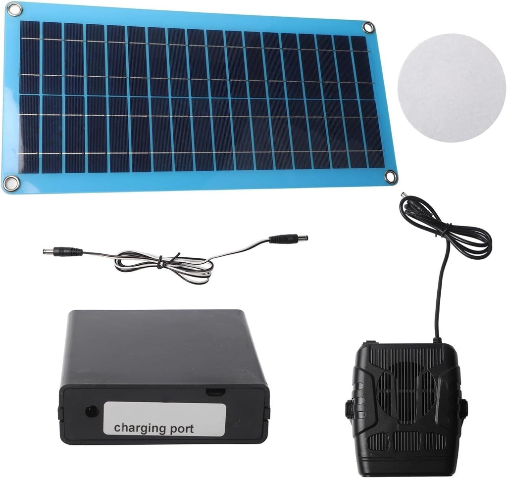 Solar Heater for Chicken Dog House Pet Warming Fan Portable