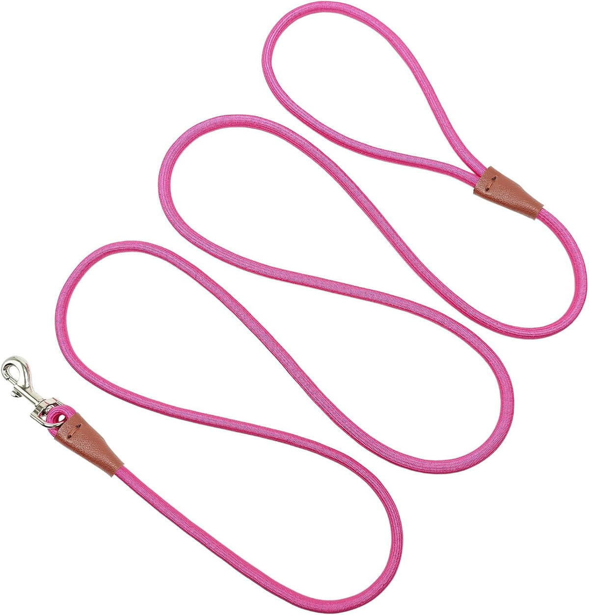 MayPaw Small Rope Dog Leash 6FT 8FT 10FT, 1/4-in Lightweight Pet Leash for Small Dogs/Puppy/Cats, Classic Colors Round D