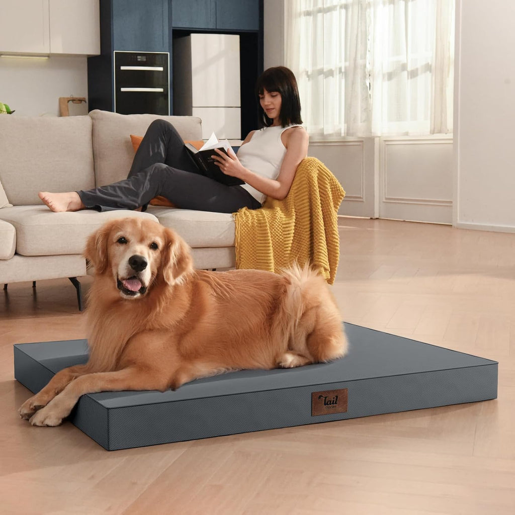 Outdoor Waterproof Orthopedic Dog Bed for Large Dogs