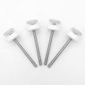 Vmaisi 8MM Pressure Gates Threaded Spindle Rods 4 Pack