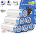 150 Count Drawstring Cat Litter Bags for Automatic Litter Boxes