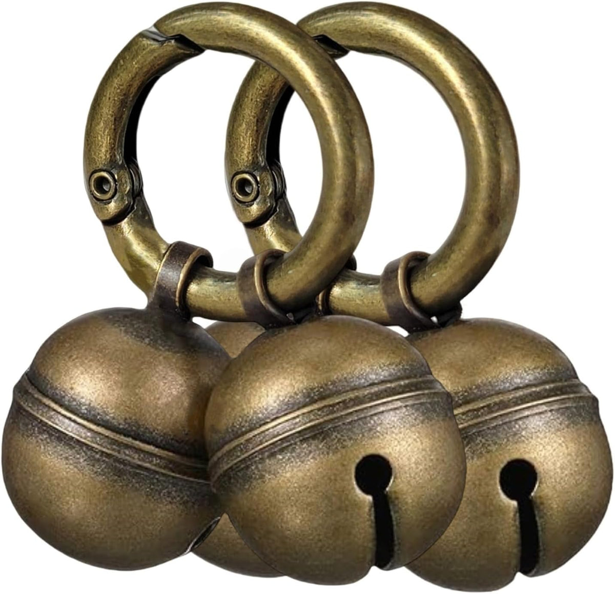 Dog Bells for Pet Tracking, 4 Extra Loud Dog & Cat Bells for Collar