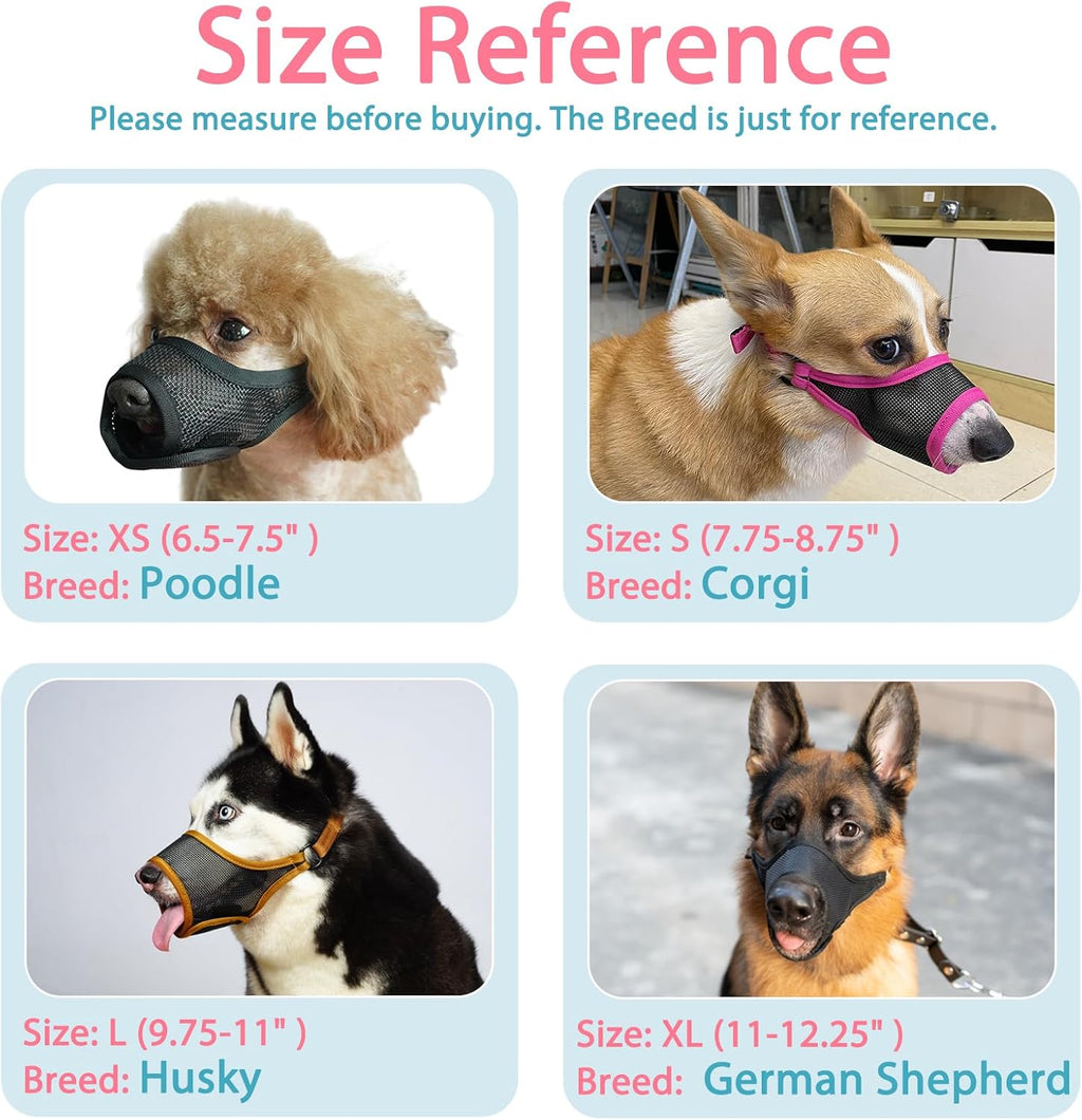 Dog Muzzle for Large Medium Small Dogs German Shepherd Labrador