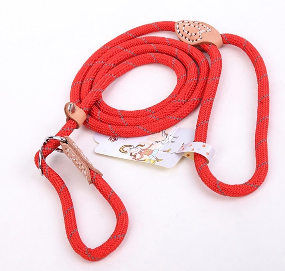 Coolrunner Durable Dog Slip Rope Leash, 5 FT Dog Training Leash, 10-80 lb