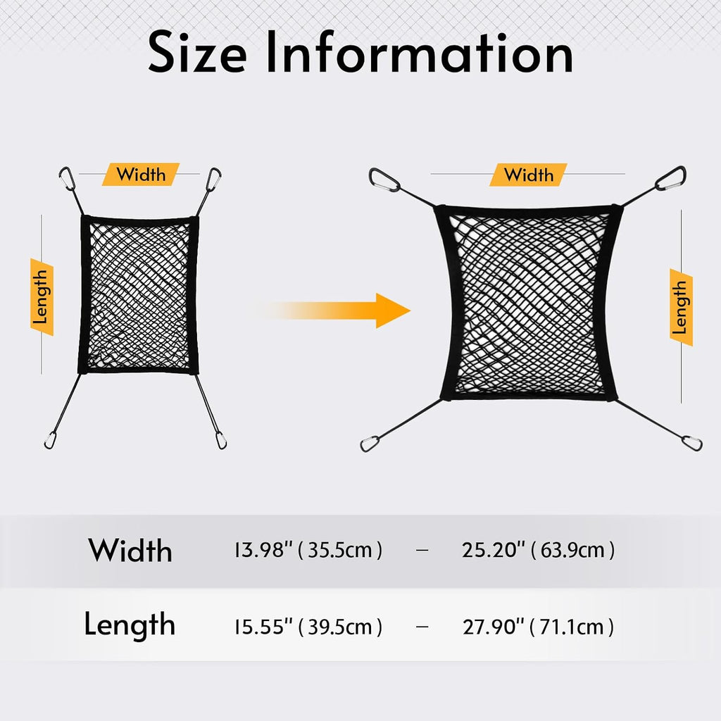 rabbitgoo Dog Car Net Barrier for SUVs, Car Divider, Easy to Install