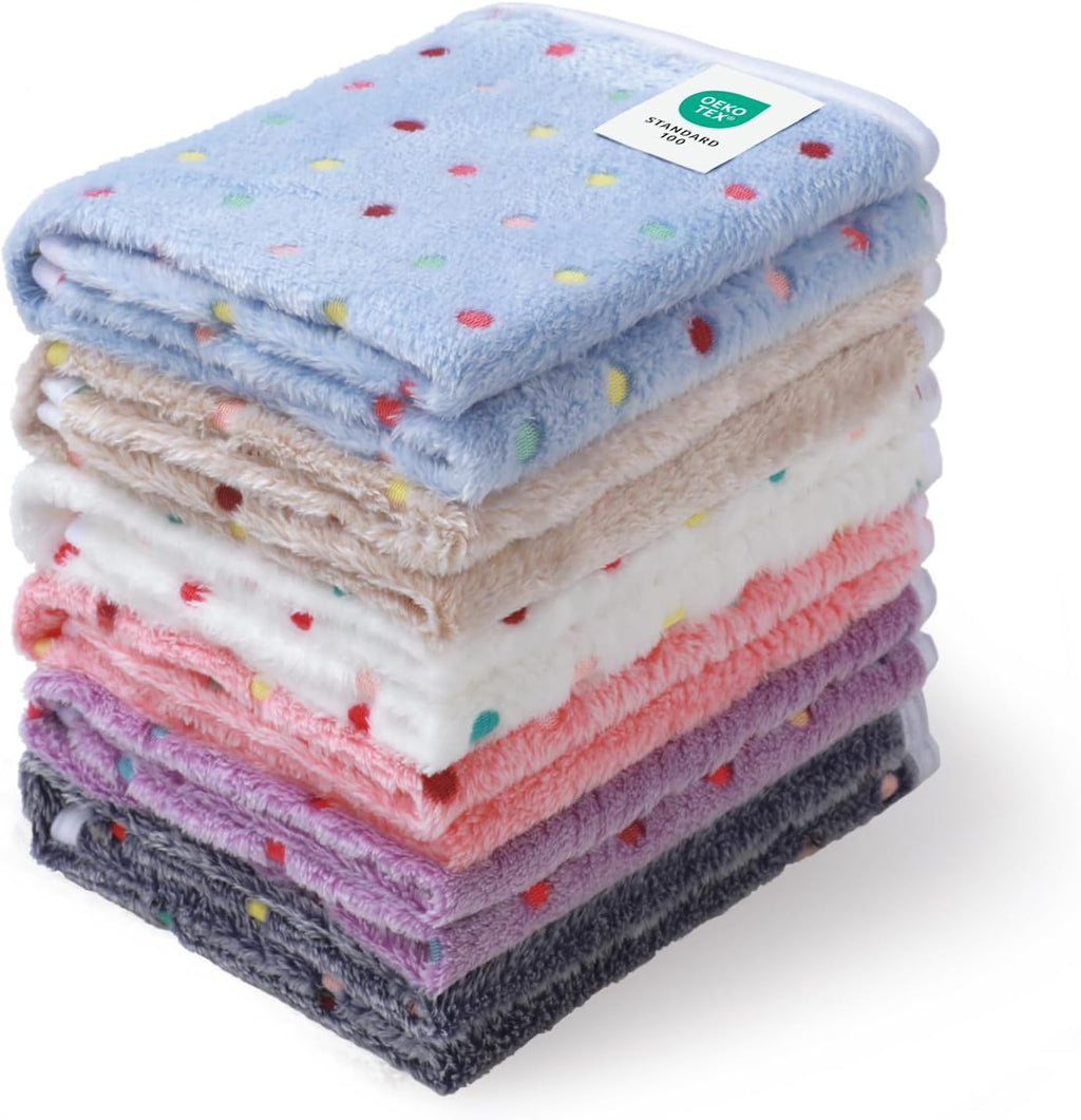 Luciphia 1 Pack 6 Dog Blankets Cat Soft Fluffy Fleece Pet Blanket Warm Cute Print Design Puppy Kitten Doggy Paw Small(23