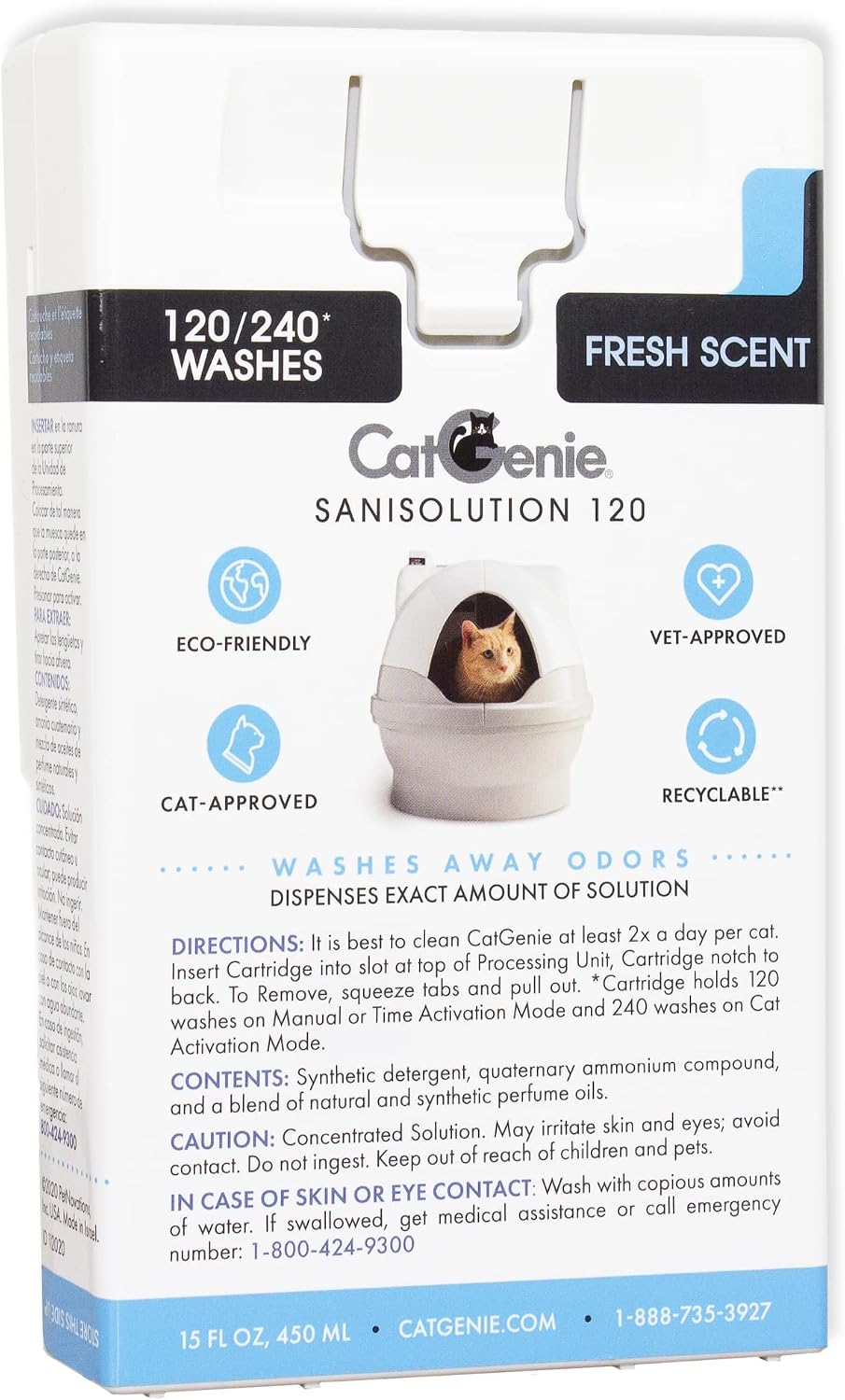 CatGenie 120 SaniSolution SmartCartridge-Scent Free