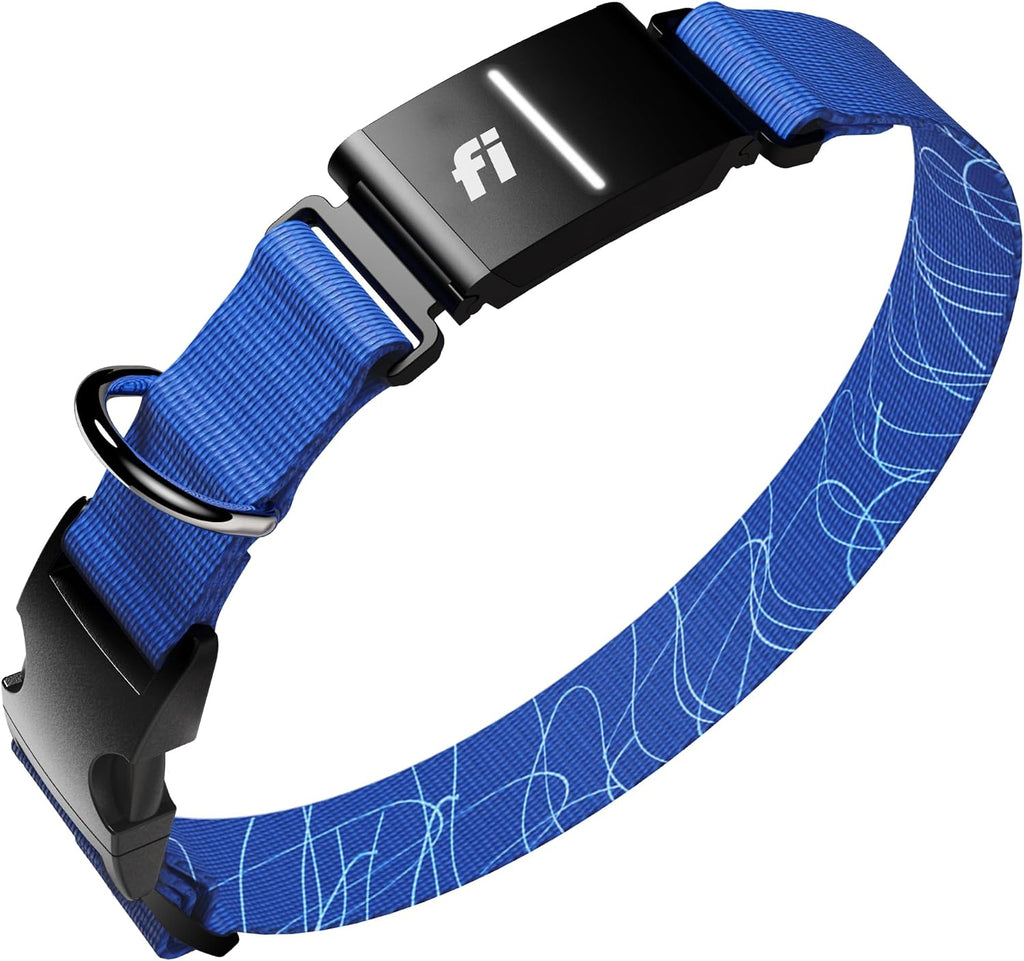 Fi Series 3+ Smart GPS Dog Collar & Pet Tracker, Pink, Large