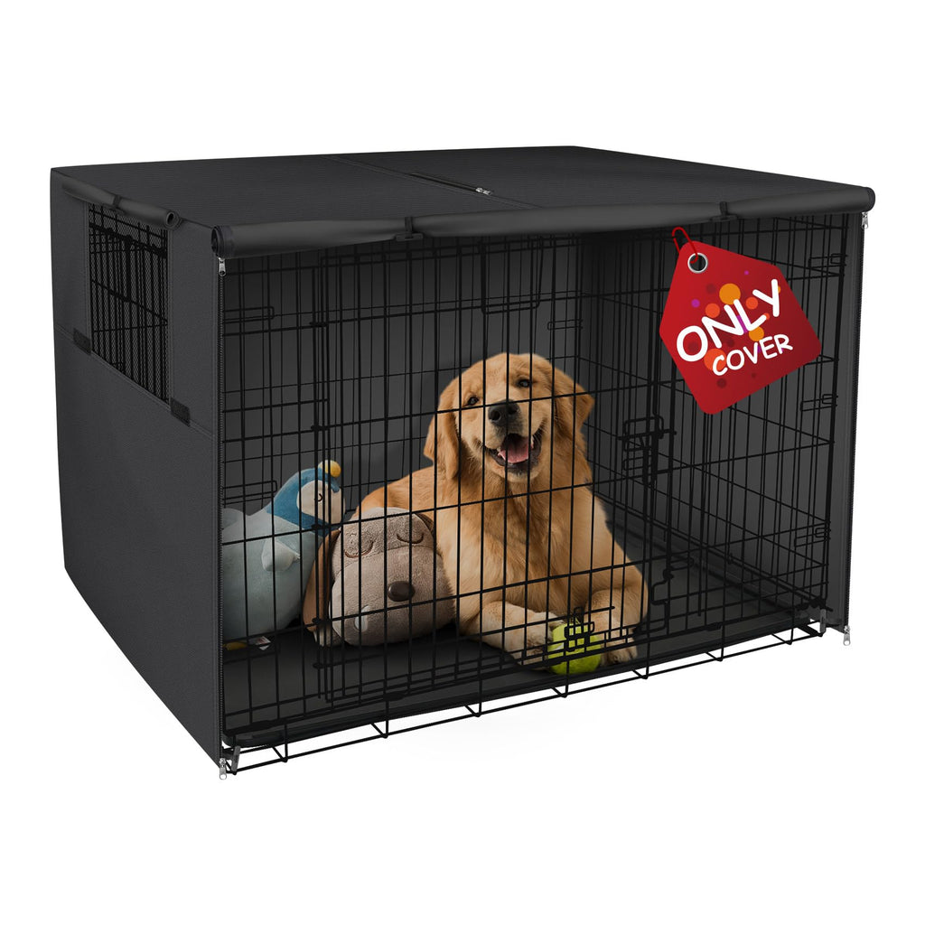 Explore Land Dog Crate Cover, 48 inches, Black