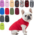 Dog Fleece Vest Sweater Winter Jacket for Small Medium Dogs- S