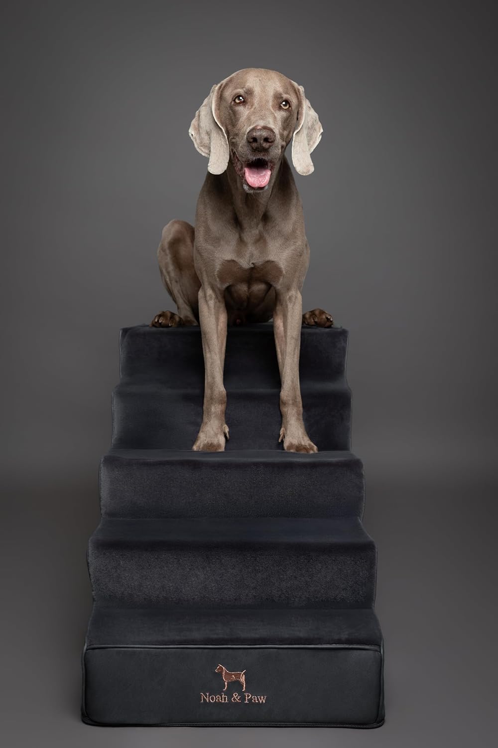 Dog Stairs for Large Dogs, Up to 150lb, Wide Dog Ramp for Bed