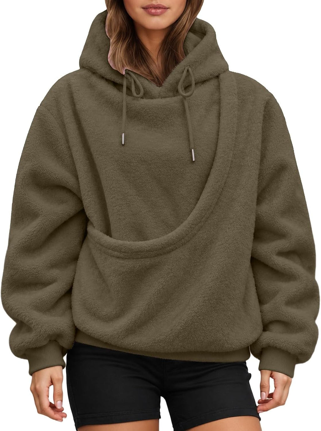 S-5XL Pet Pouch Hoodie,Hoodies with Dog Pouch,Cat Hoodie with Pouchs,Pet Carrier Holder Long Sleeve Pullover Tops