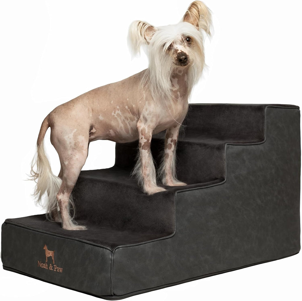 Dog Stairs for Large Dogs, Up to 150lb, Wide Dog Ramp for Bed