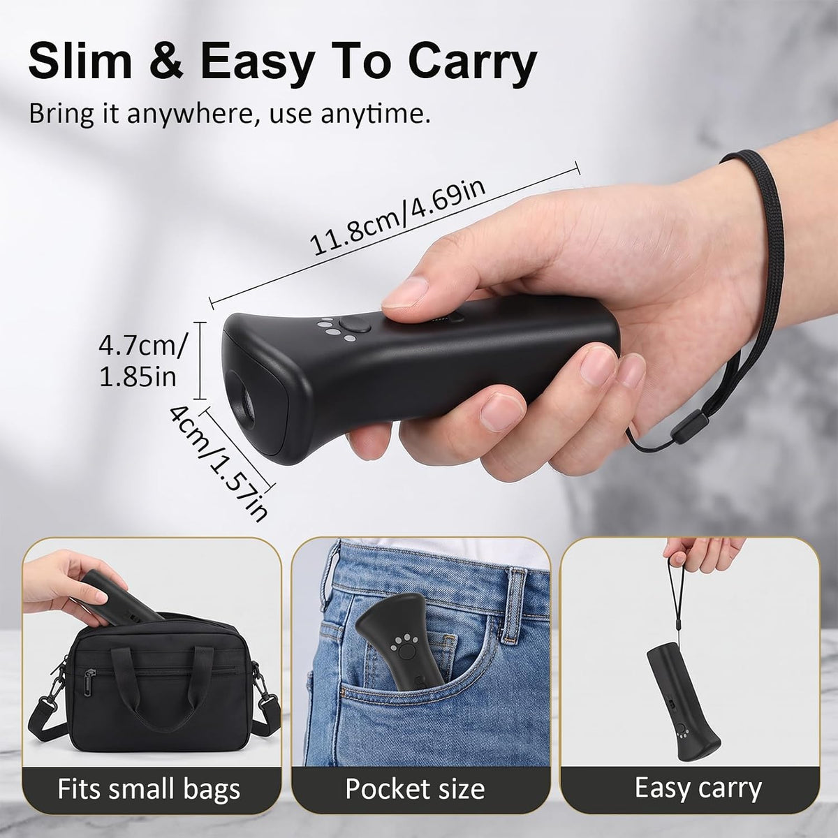 Pet Gentle Trainer Ultrasonic for Dog, Dog Bark Deterrent Devices, 1 Pcs