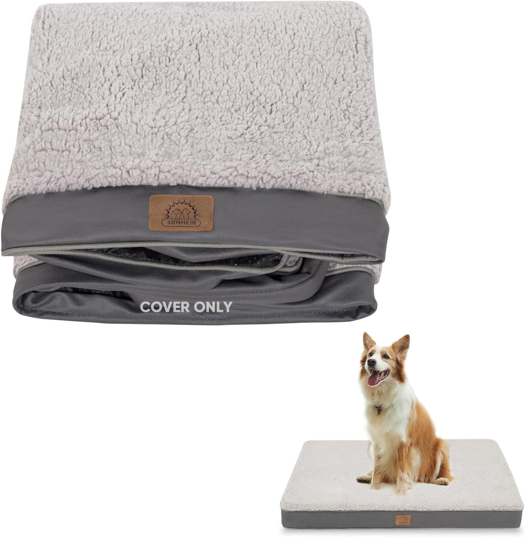 Waterproof Dog Bed Covers Replacement Washable, Pet Bed Cover Only