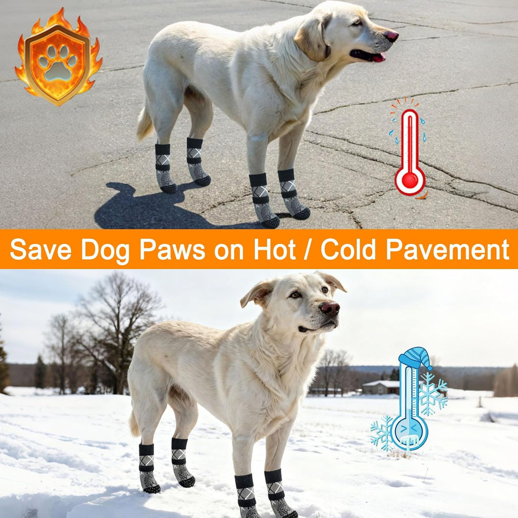 6PCS Dog Socks to Prevent Licking Paws for Hot/Cold Pavement