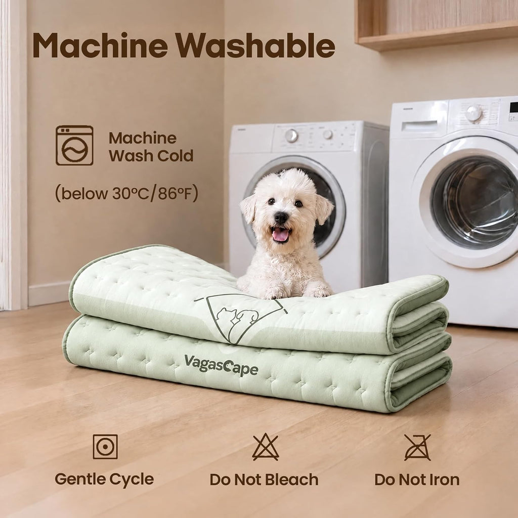 Dog Crate Pad, Washable Warm Dog Mat for Sleeping, 35" x 23"