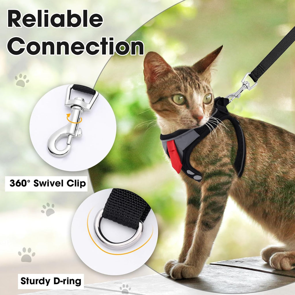 Cat Harness and Leash Set for Walking Escape Proof Vest for Kitten