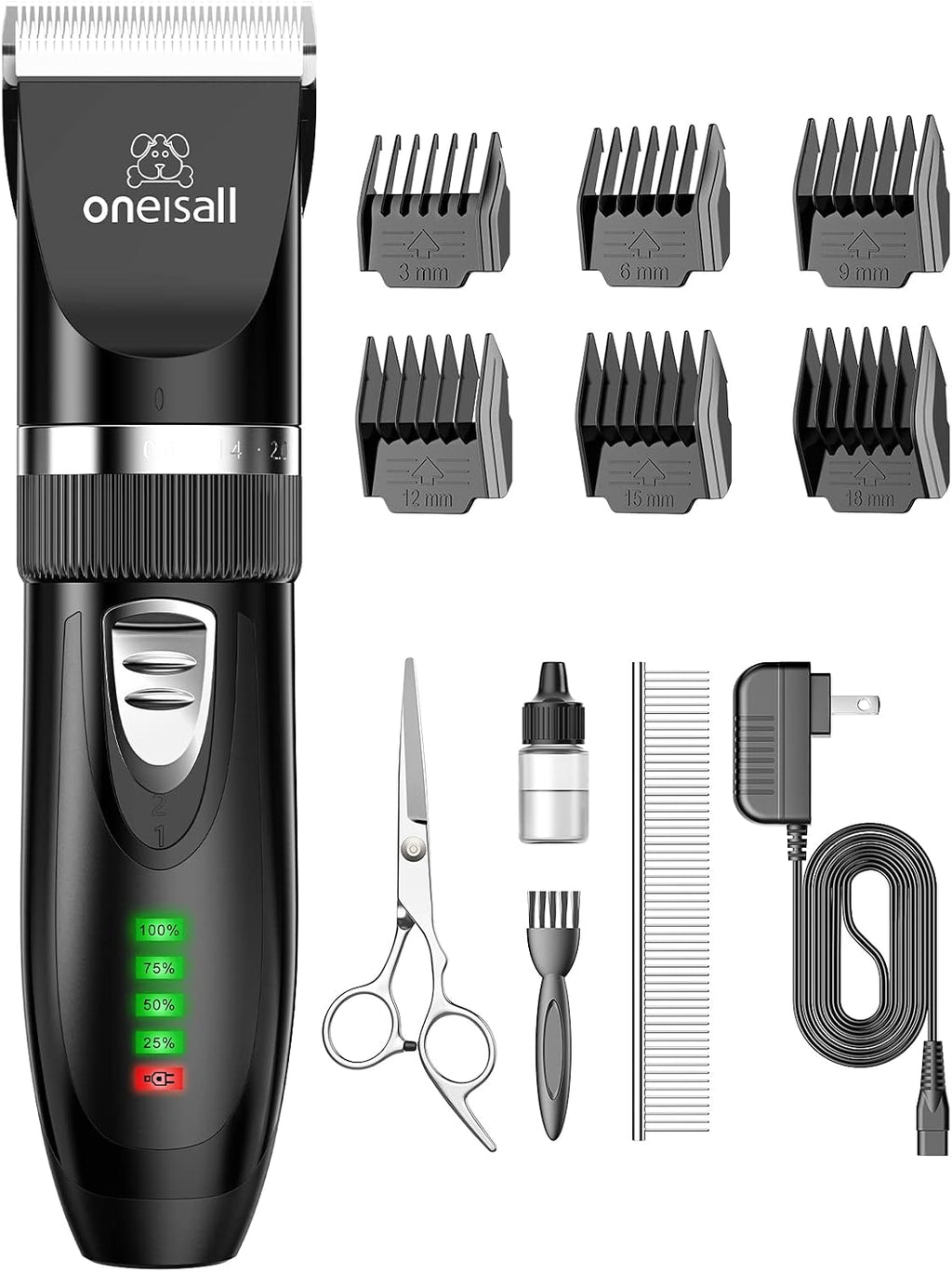 oneisall Quiet Cat Clippers for Matted Hair & Long Hair, Cat Shaver