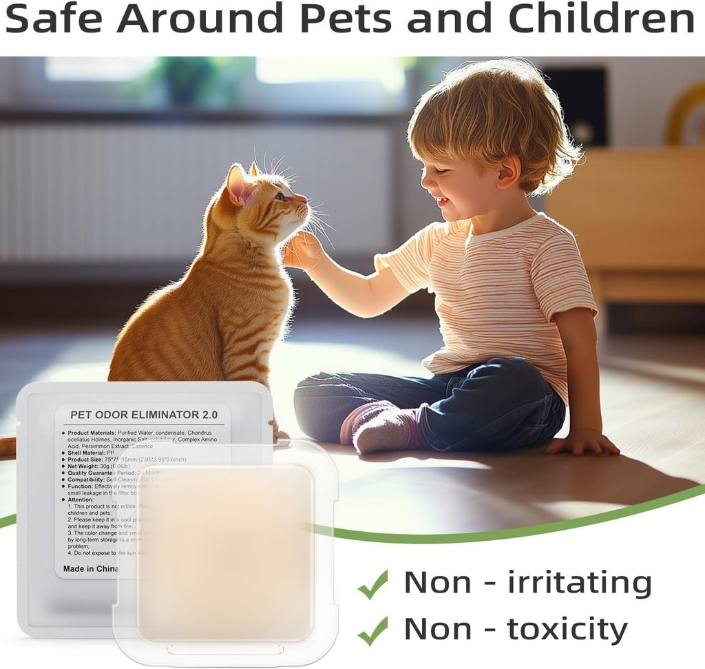 6 pack N50 Odor Eliminator 2.0, deodorizer control cat litter box