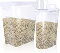 2 Pcs Cat Litter Storage Container Airtight Sealable Lid with Spout Heavy