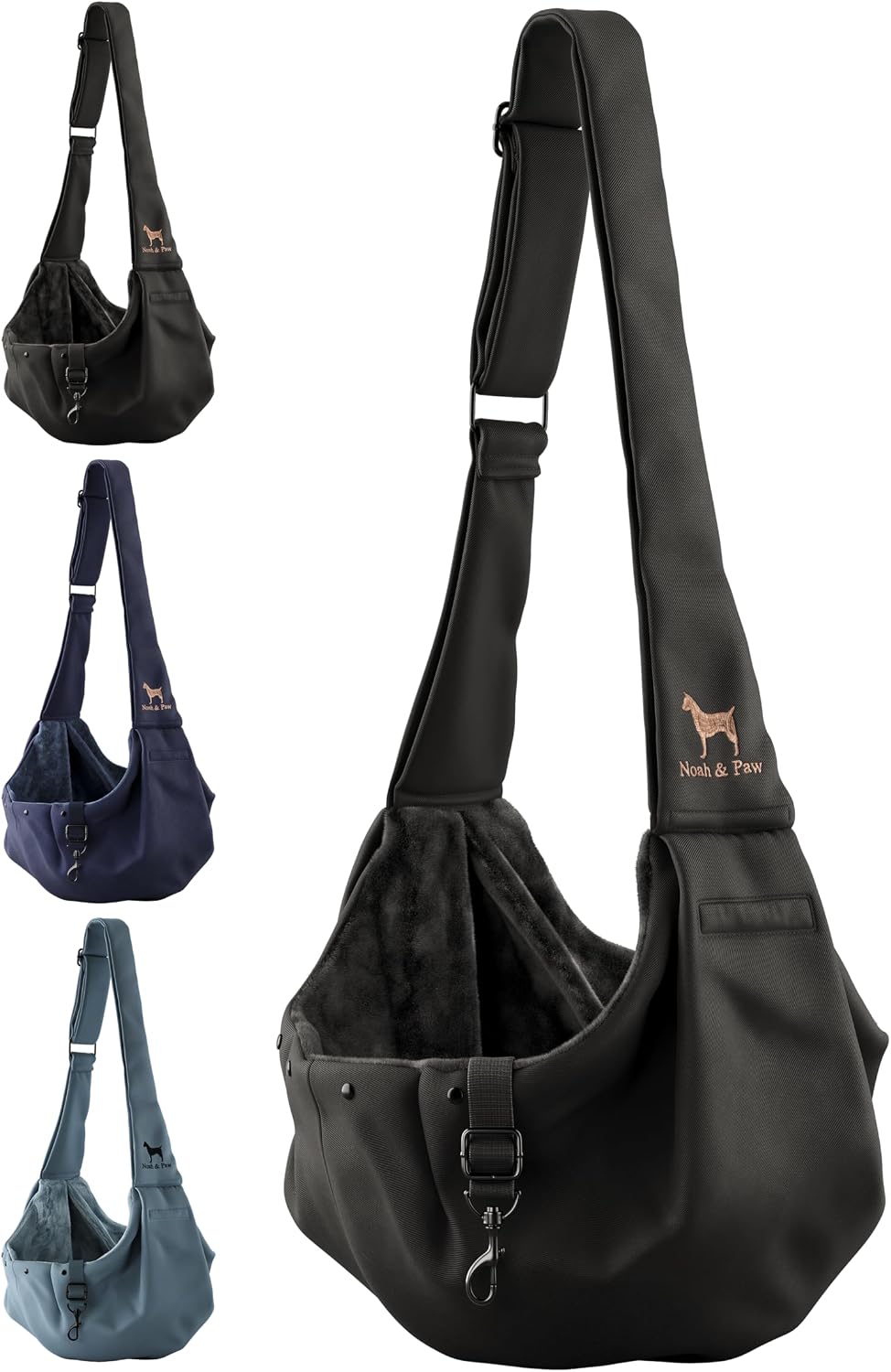 Dog Carrier Sling for Small Dogs & Cats 5-18 lbs (Premium Twill)
