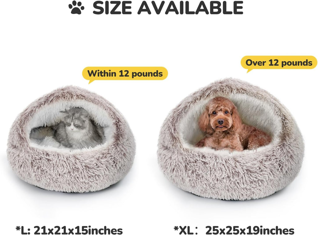 Cat Bed, Cat Beds for Indoor Cats with Covered Hooded