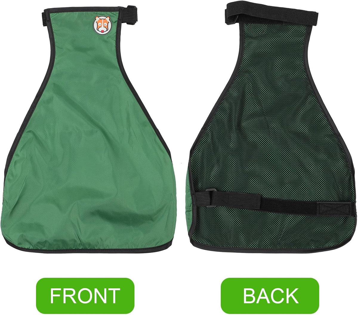 PET Dog Belly Protector Waterproof Chest Apron Adjustable Green