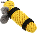 Bee Cotton Rope Dog Chew for Indoor Play and Training at Home