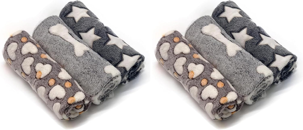 1 Pack 3 Puppy Blanket, Fleece Pet Small Dog Blanket for Puppy Cat, 23"x15"