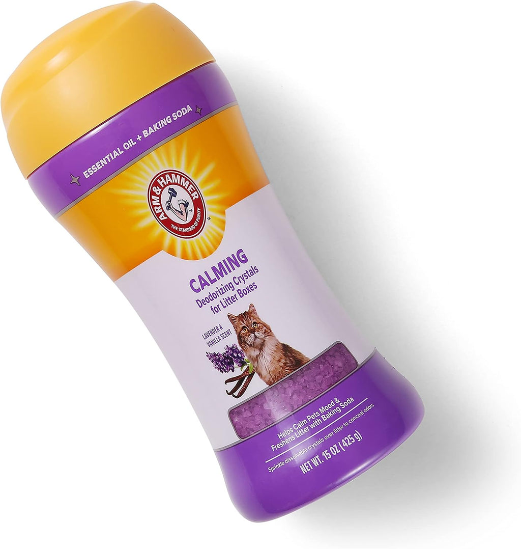 Arm & Hammer - Cat Litter Deodorizer, Lavender Vanilla Crystals, 15 oz