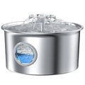 Stainless Steel Cat Water Fountain: 88oz/2.6L Pet Fountain for Drinking