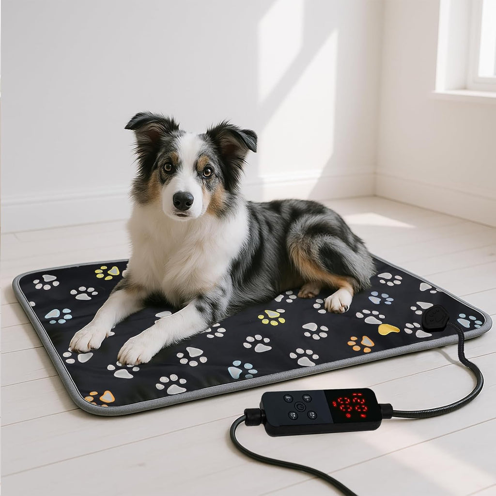 Pet Heating Pad for Cats & Dogs, Round-12 in, Tough Warming Mat