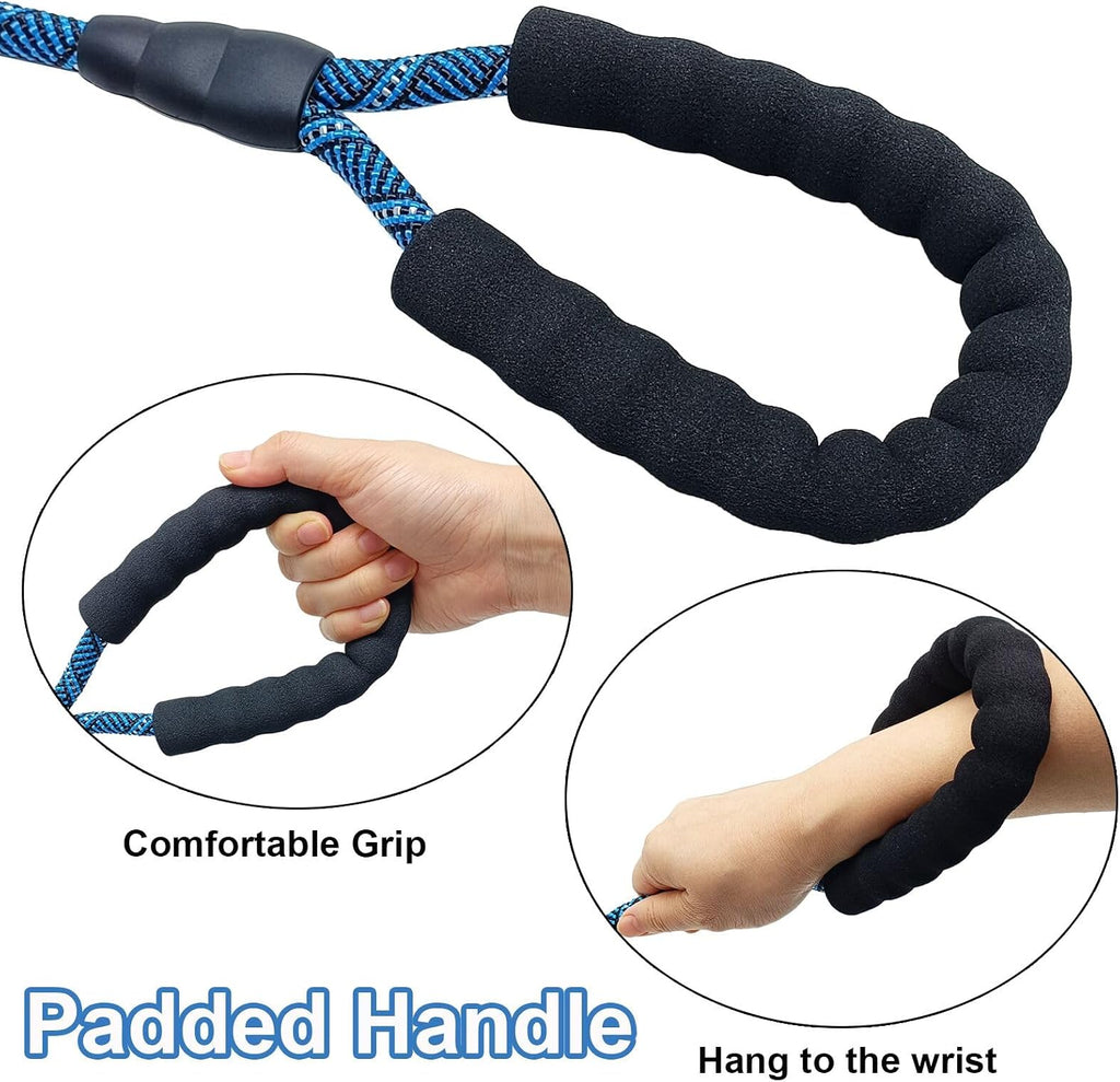 MayPaw 3ft Short Rope Dog Leash for Large Medium Dogs Soft Handle Dog Lead