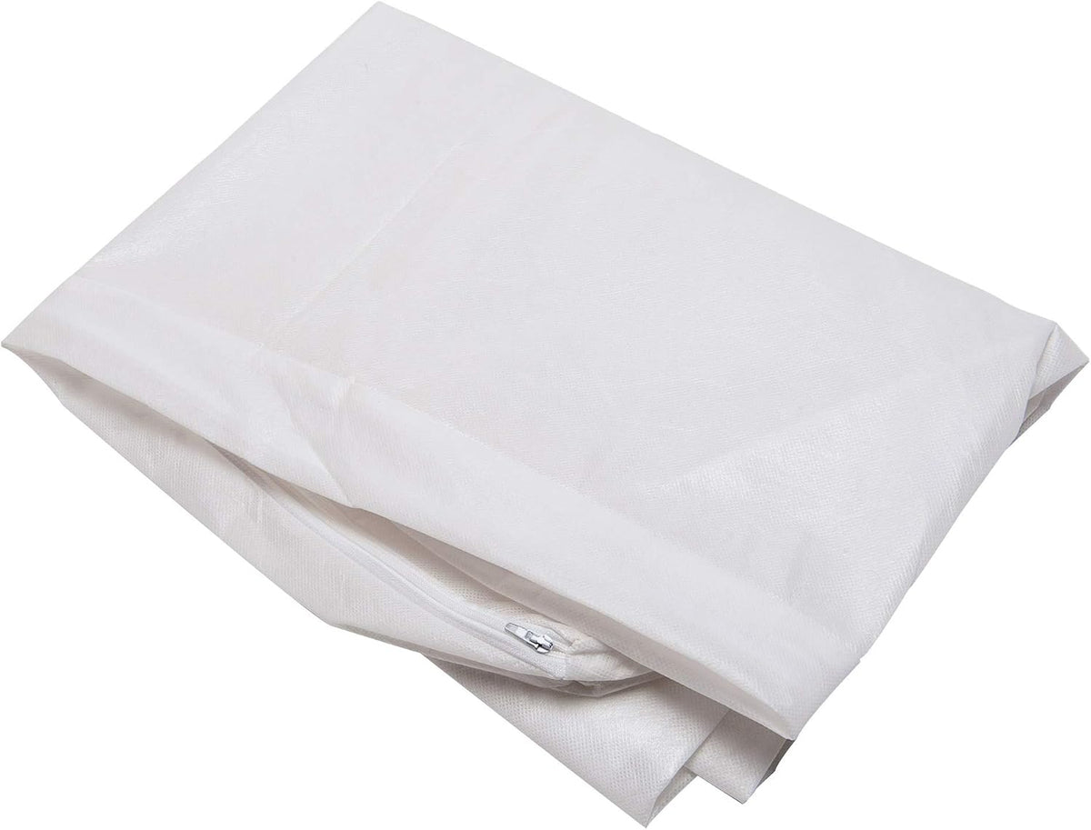 Furhaven Dog Bed Liner Water-Resistant Foam Mattress Protector Cover - White, Large