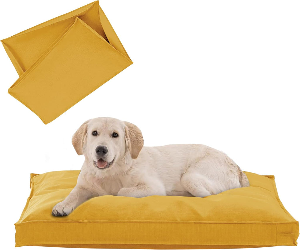 Dog Bed Covers Replacement, 36Lx27Wx3H Inch, Cover Only, Blue-Gray