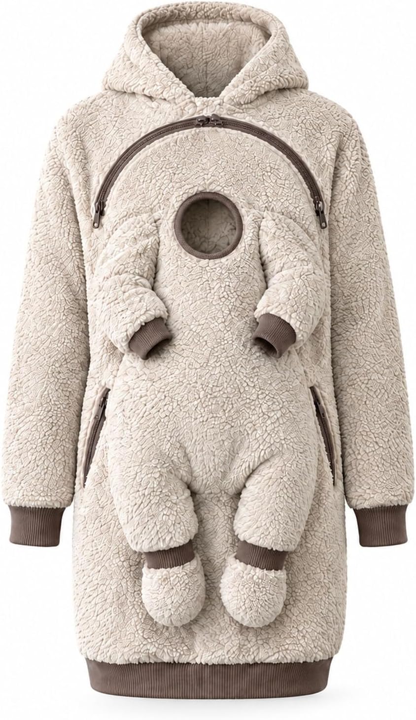 Pet Pouch Hoodie Cat Dog Carrier Fleece Oversized Casual Sweatshirt 2026