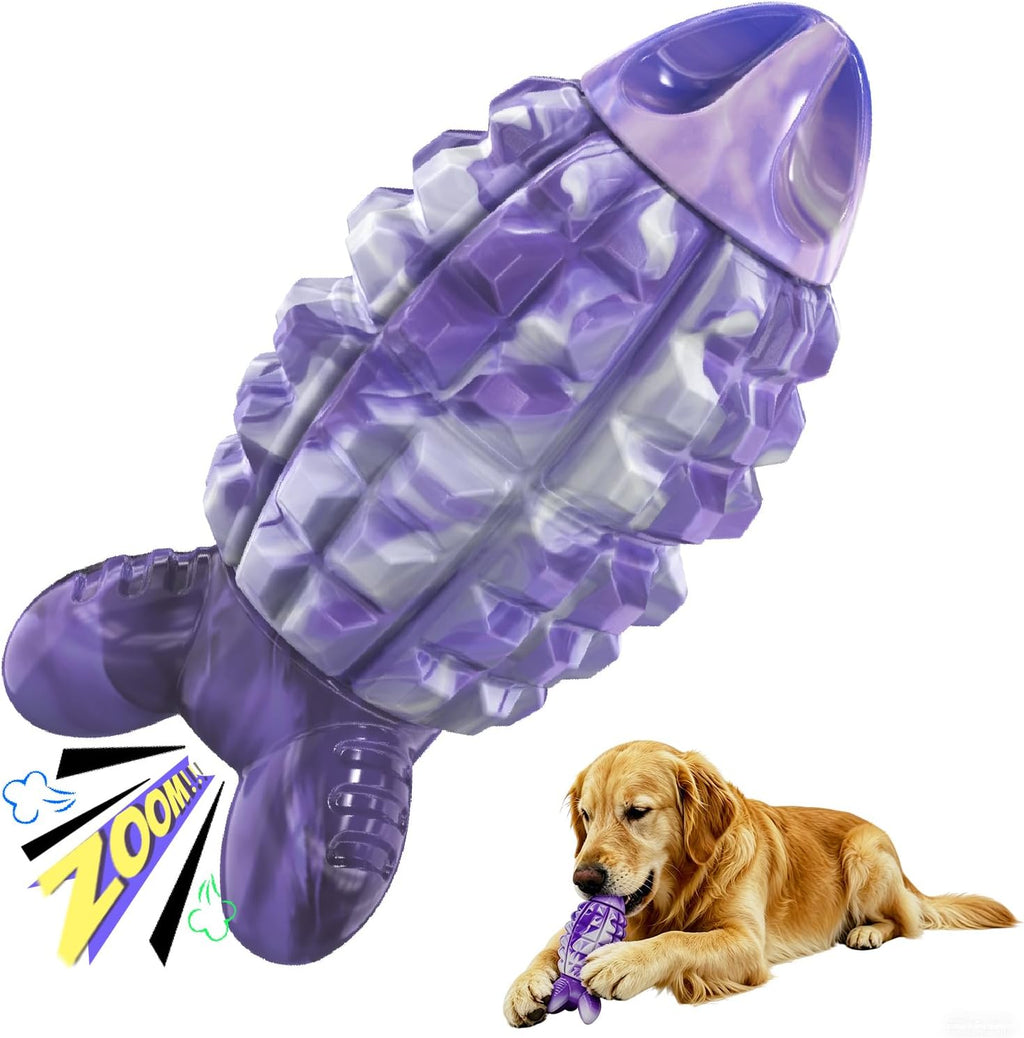 YINEYA Tough Dog Toys for Aggressive Chewers, Dog Chew Toys, Purple