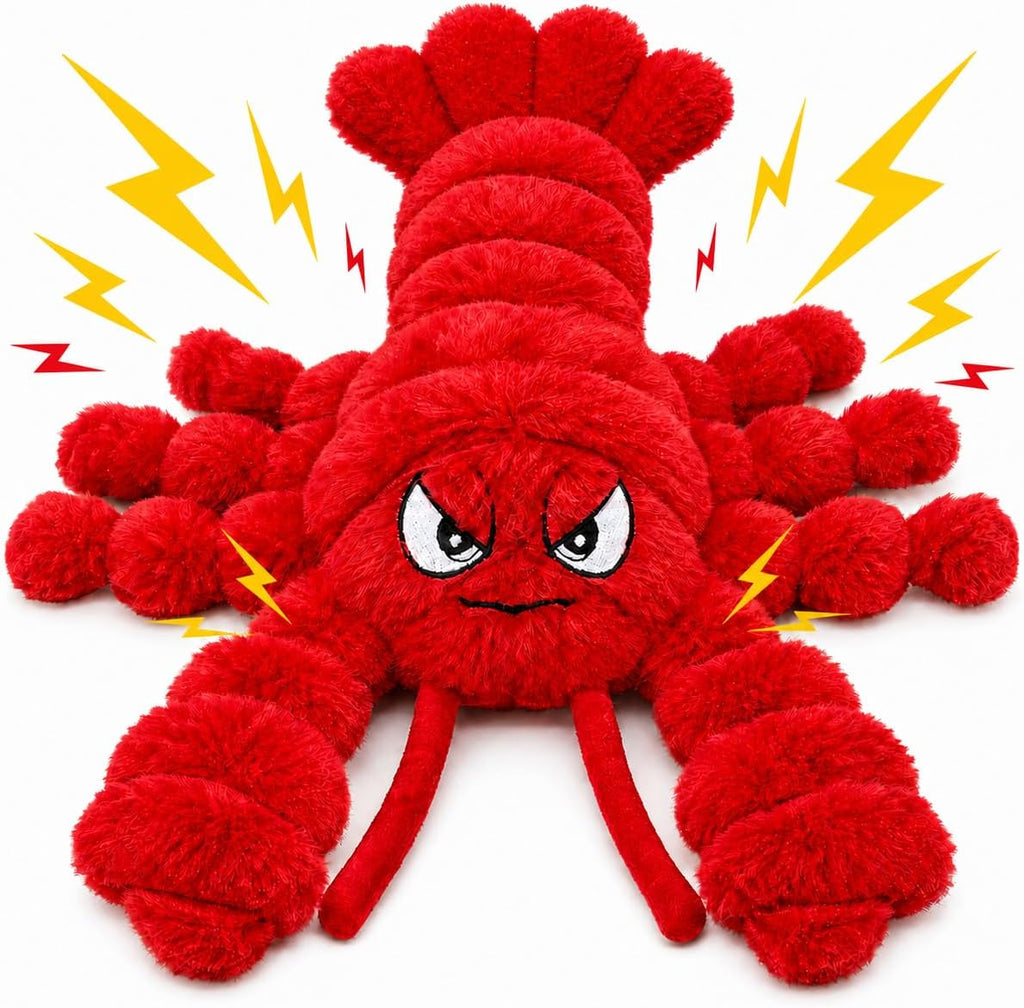 Dog Toys for Small Medium Dogs - Squeaky Plush Puppy Chew Toys with 3 Squeakers and Crinkle Paper, Interactive Pet Toys 