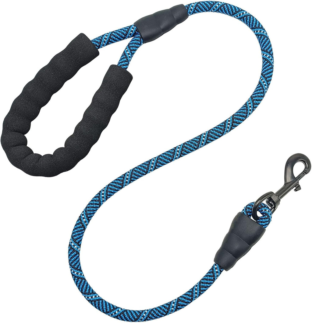 MayPaw 3ft Short Rope Dog Leash for Large Medium Dogs Soft Handle Dog Lead