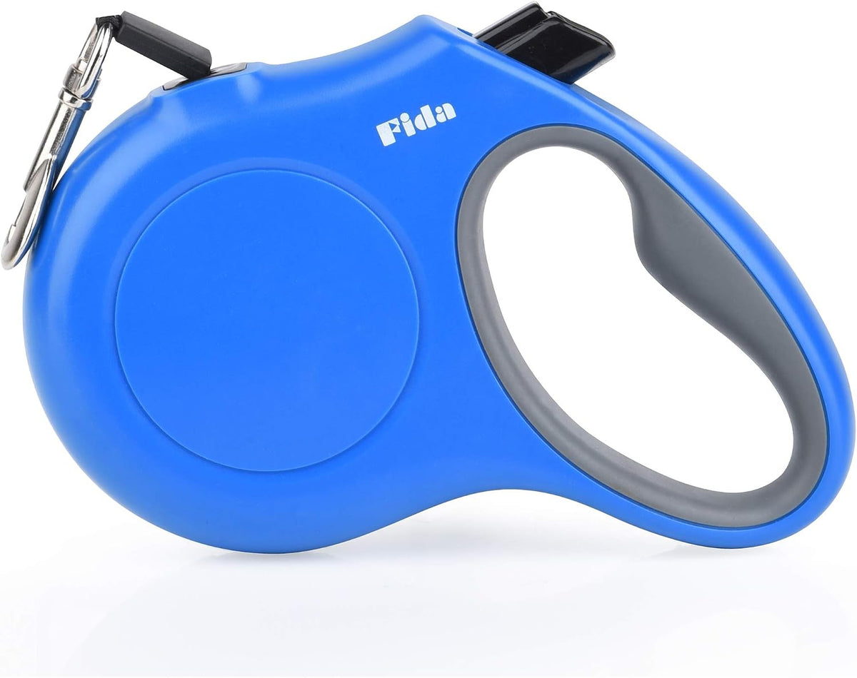Fida Retractable Dog Leash, 16 ft Dog Walking Leash for Small Dogs up to 26 lbs, 360° Tangle Free, Black