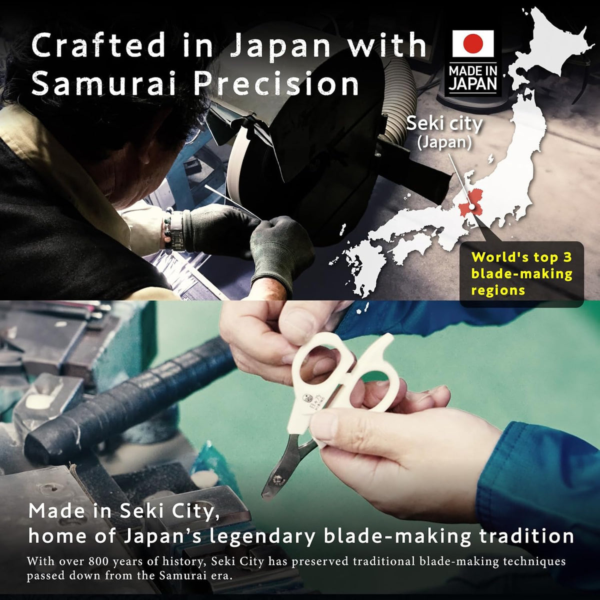 Samurai-Grade Cat Nail Clippers | Quiet Precision Trimmer, Black