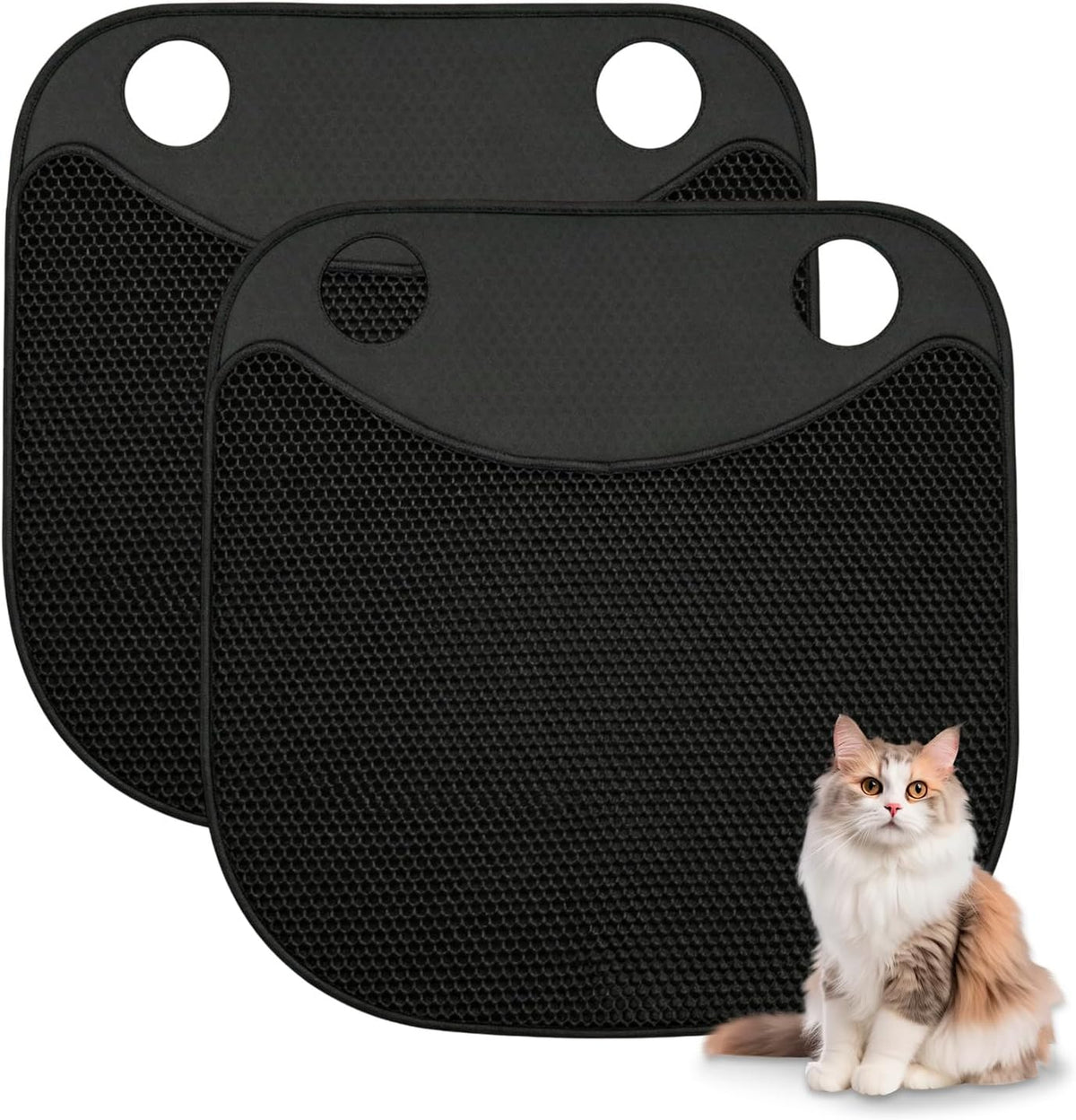 Cat Litter Mat Compatible with Self‑Cleaning Cat Litter Box