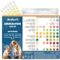 Dog UTI Test Strips for Dogs & Cats, 50 Count 10-in-1 Pet Urinalysis Test Kit, Fast Results Urine Strips for Ketone, Glu