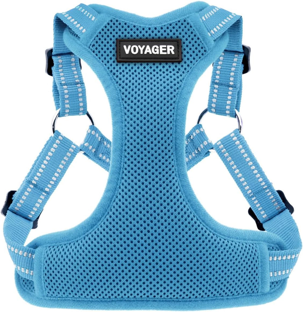 Voyager Step-in Flex Adjustable Dog Harness - Black, Small