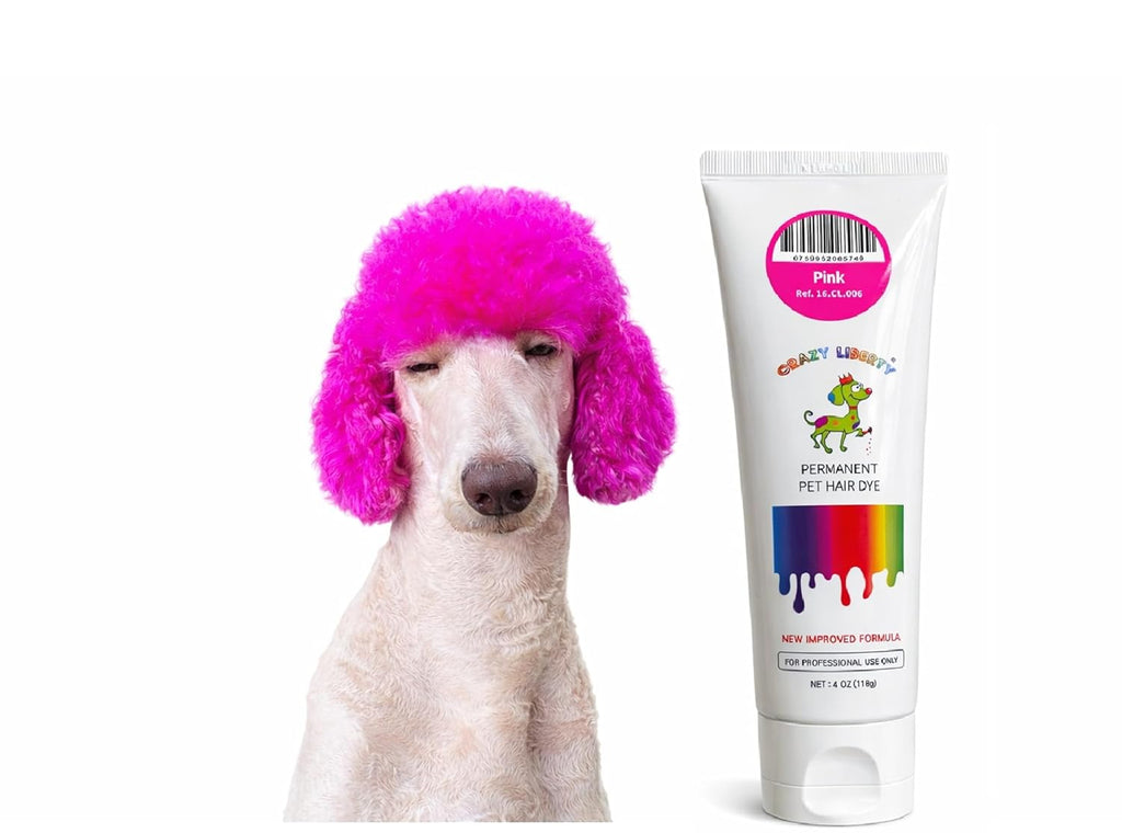 Crazy Liberty Permanent Pet Hair Dye for Dogs and Horses (Dark Blue) - Professional Grooming Color Gel, For Creative Gro