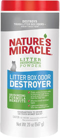 Nature's Miracle Cat Litter Box Odor Deodorizer Powder, 20 oz