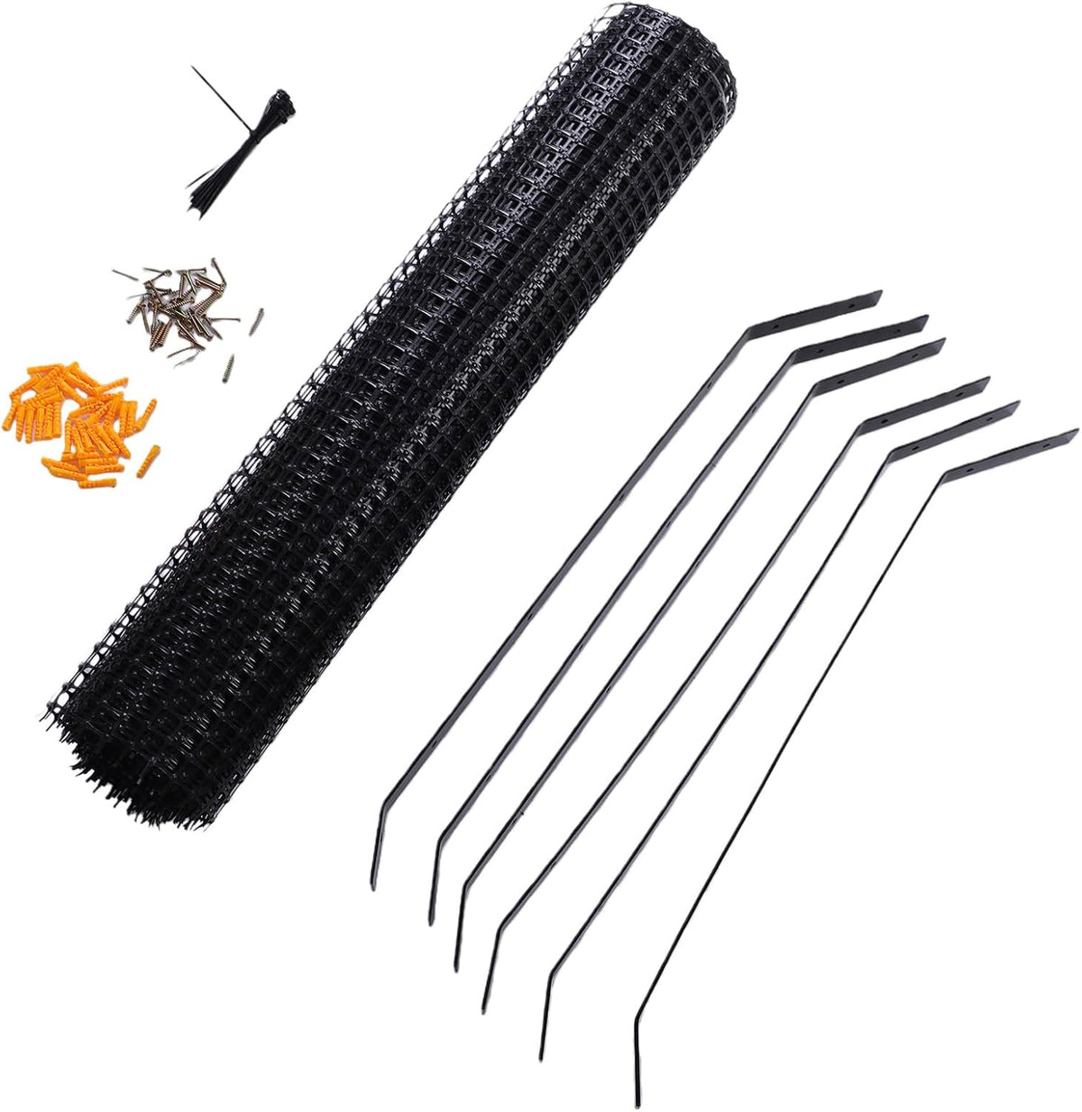 Cat Fence Outdoor Barrier 10m/33FT Anti-Climbing Curved Fence Topper