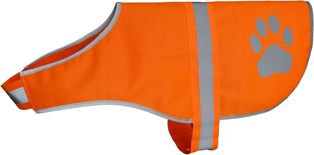 Dog Reflective Vest High Visibility Safety Jacket, Orange, XL