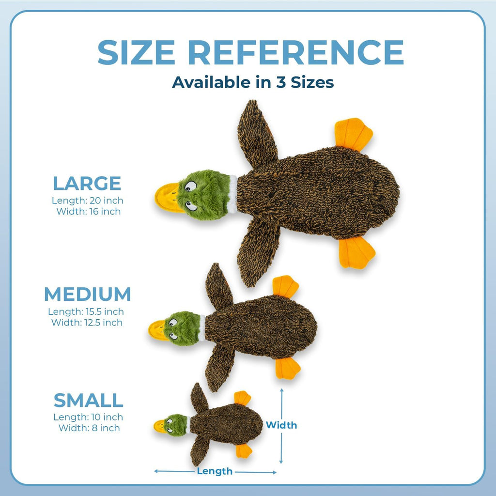 Best Pet Supplies 2-in-1 Stuffless Squeaky Dog Toy - 4 Figures, Small